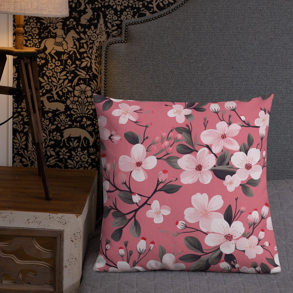 Floral Lover's Botanical Throw Pillow