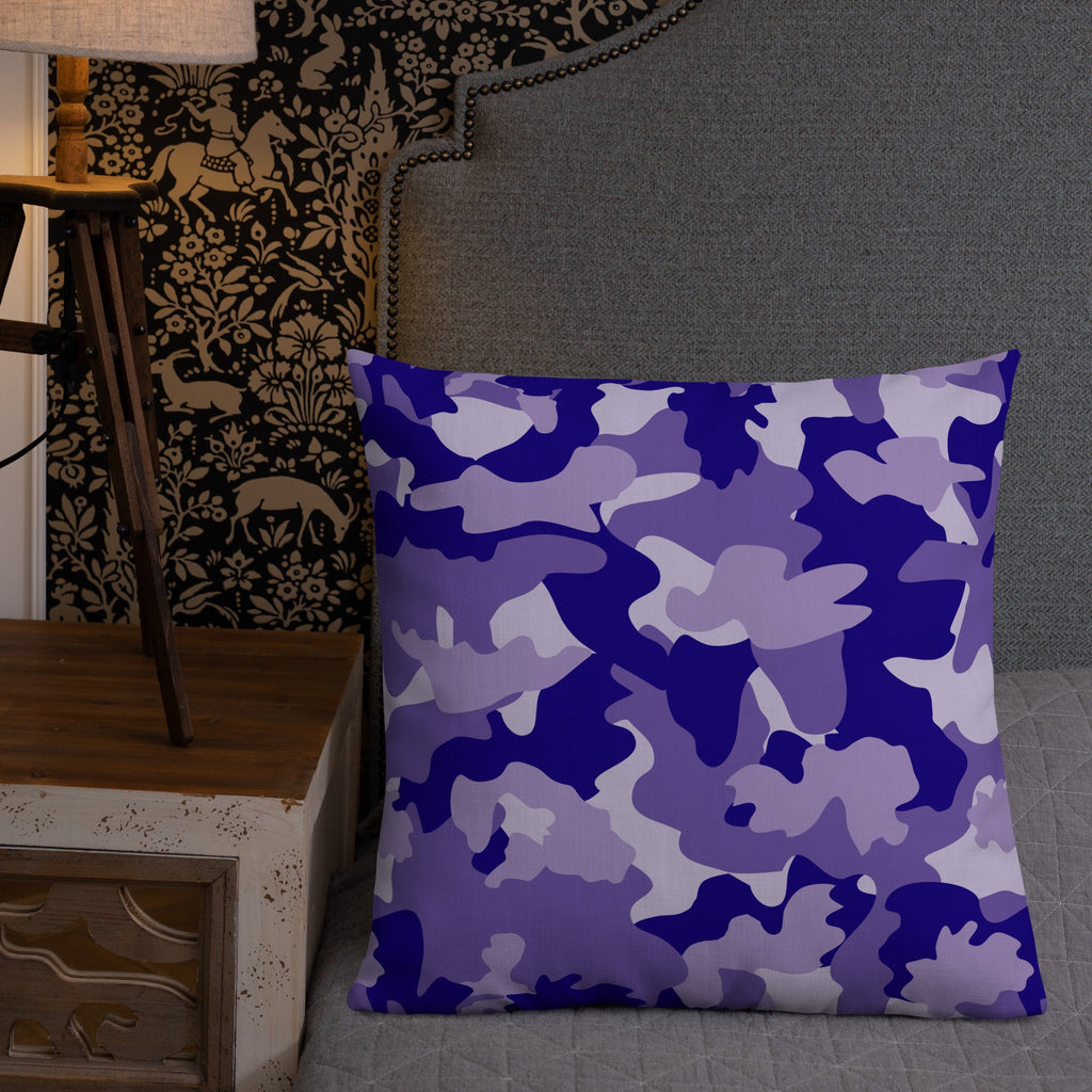 Army Enthusiast Camouflage Premium Throw Pillow