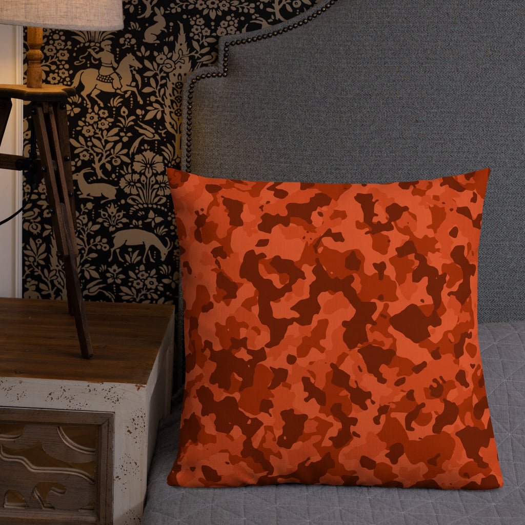 Army Enthusiast Camouflage Premium Throw Pillow