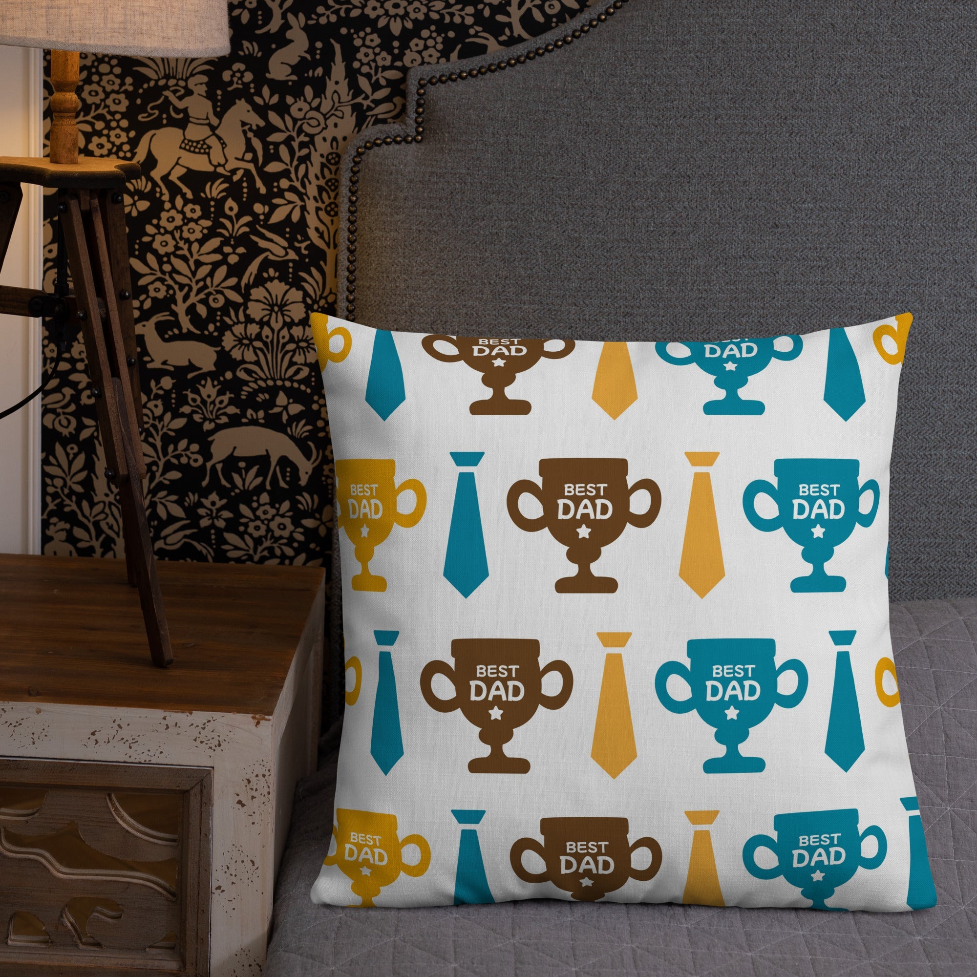 Cool Dad's Fashionably Decorative Throw Pillow