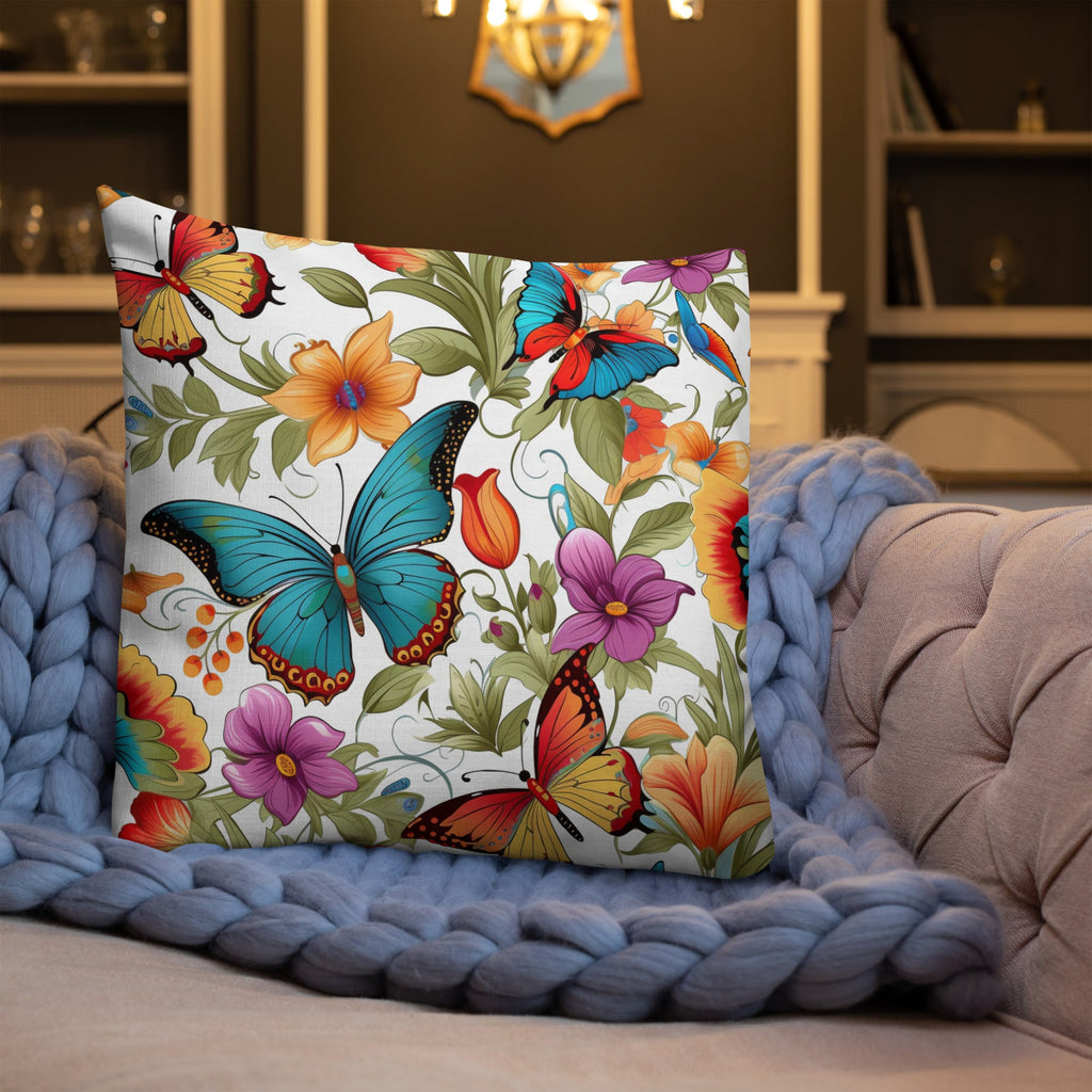 Butterfly Lover's Decorative Yet Comfortable Premium Pillow
