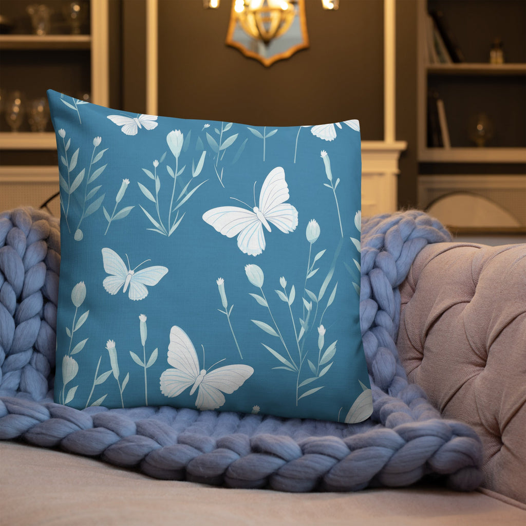 Butterfly Lover's Decorative Yet Comfortable Premium Pillow