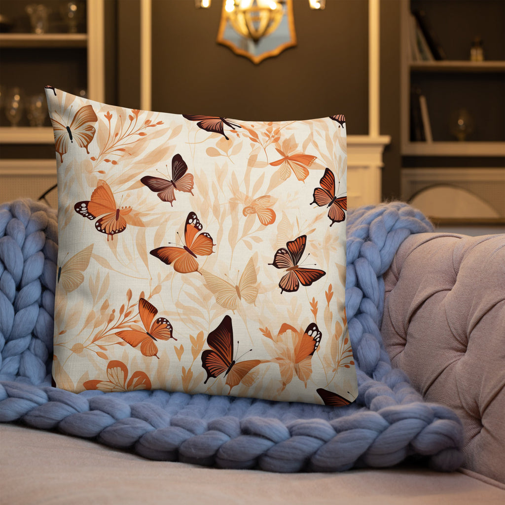 Butterfly Lover's Decorative Yet Comfortable Premium Pillow