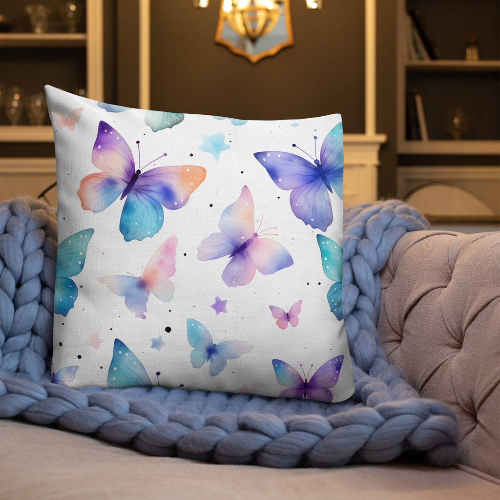 Butterfly Lover's Decorative Yet Comfortable Premium Pillow