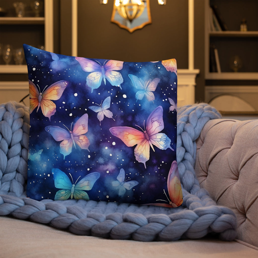 Butterfly Lover's Decorative Yet Comfortable Premium Pillow