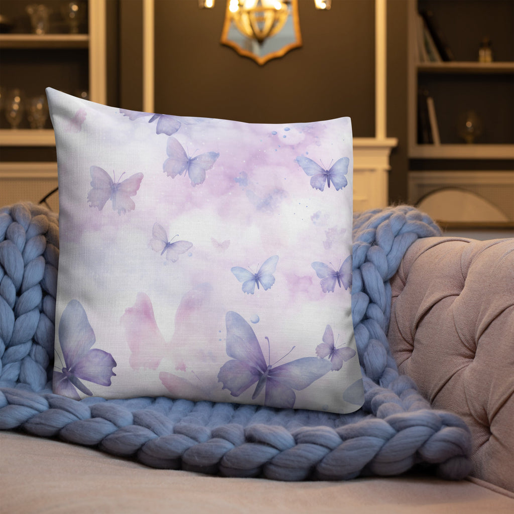 Butterfly Lover's Decorative Yet Comfortable Premium Pillow