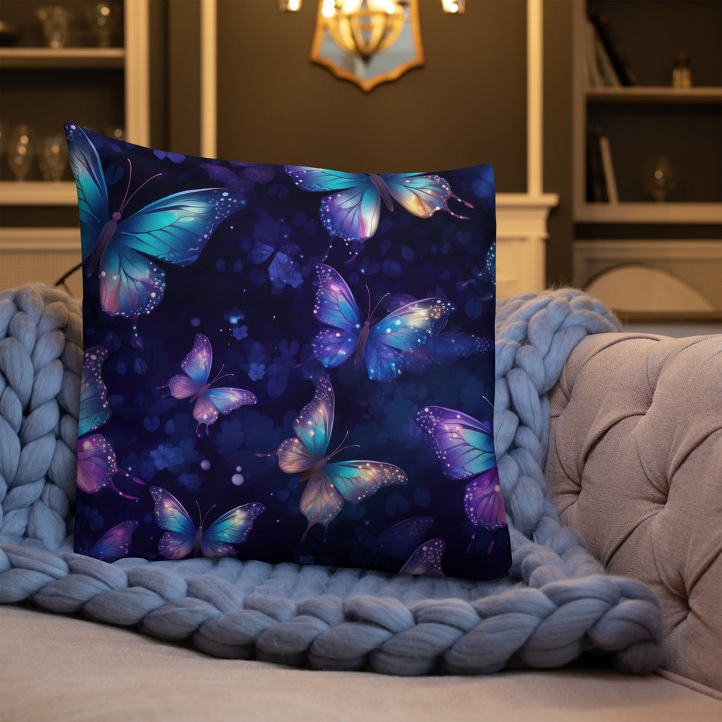 Butterfly Lover's Decorative Yet Comfortable Premium Pillow