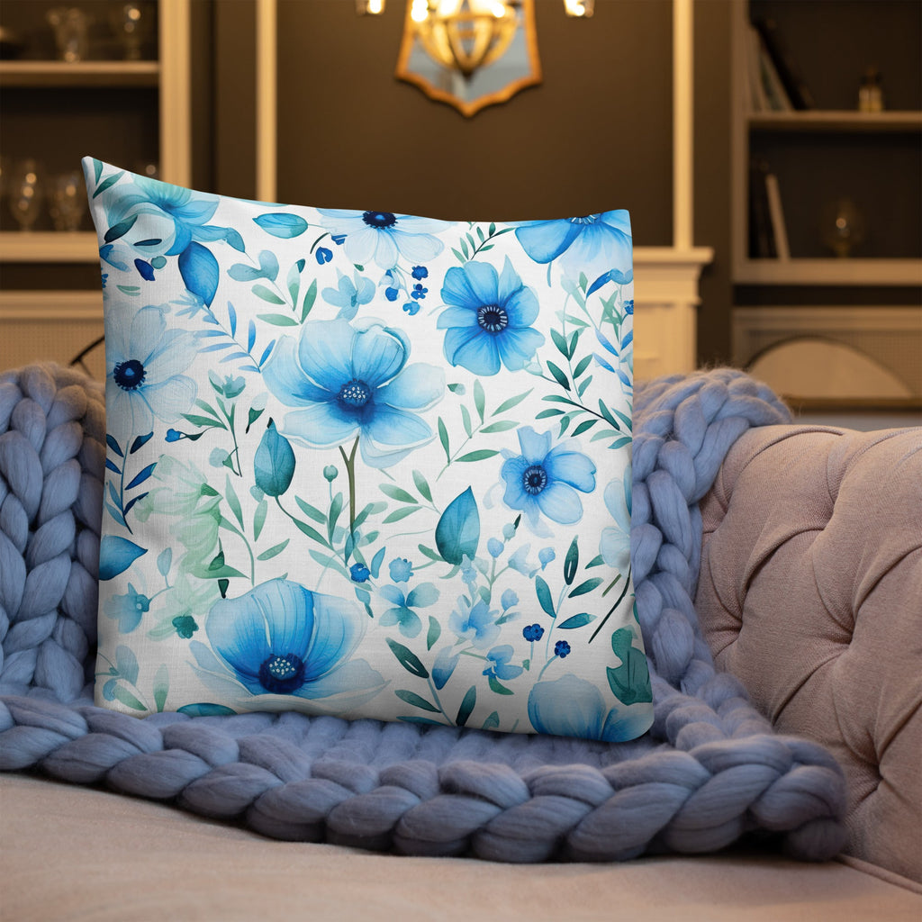 Floral Lover's Botanical Throw Pillow