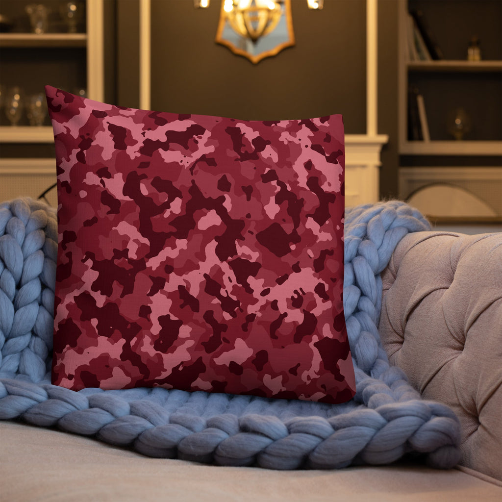 Army Enthusiast Camouflage Premium Throw Pillow