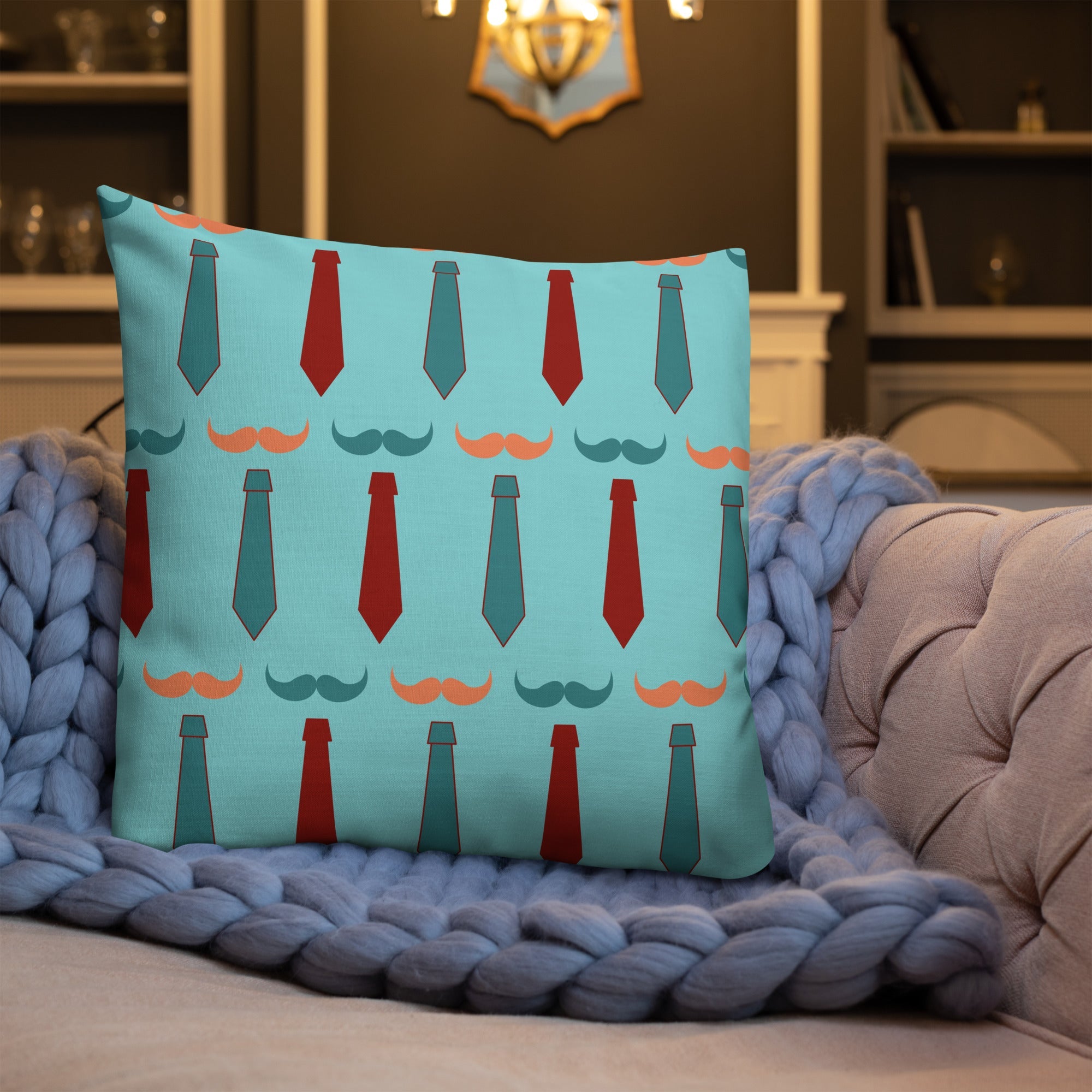 Cool Dad's Fashionably Decorative Throw Pillow