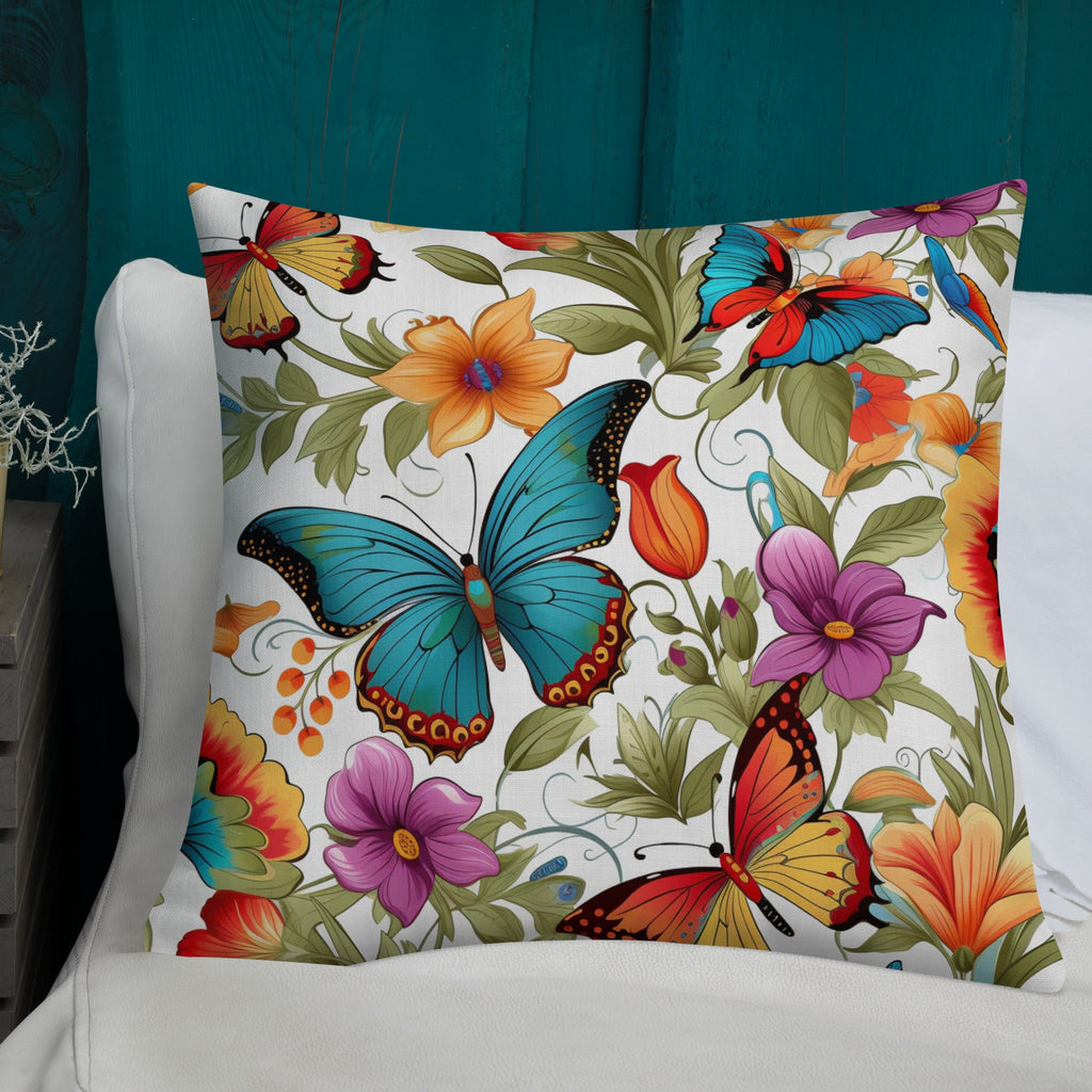 Butterfly Lover's Decorative Yet Comfortable Premium Pillow