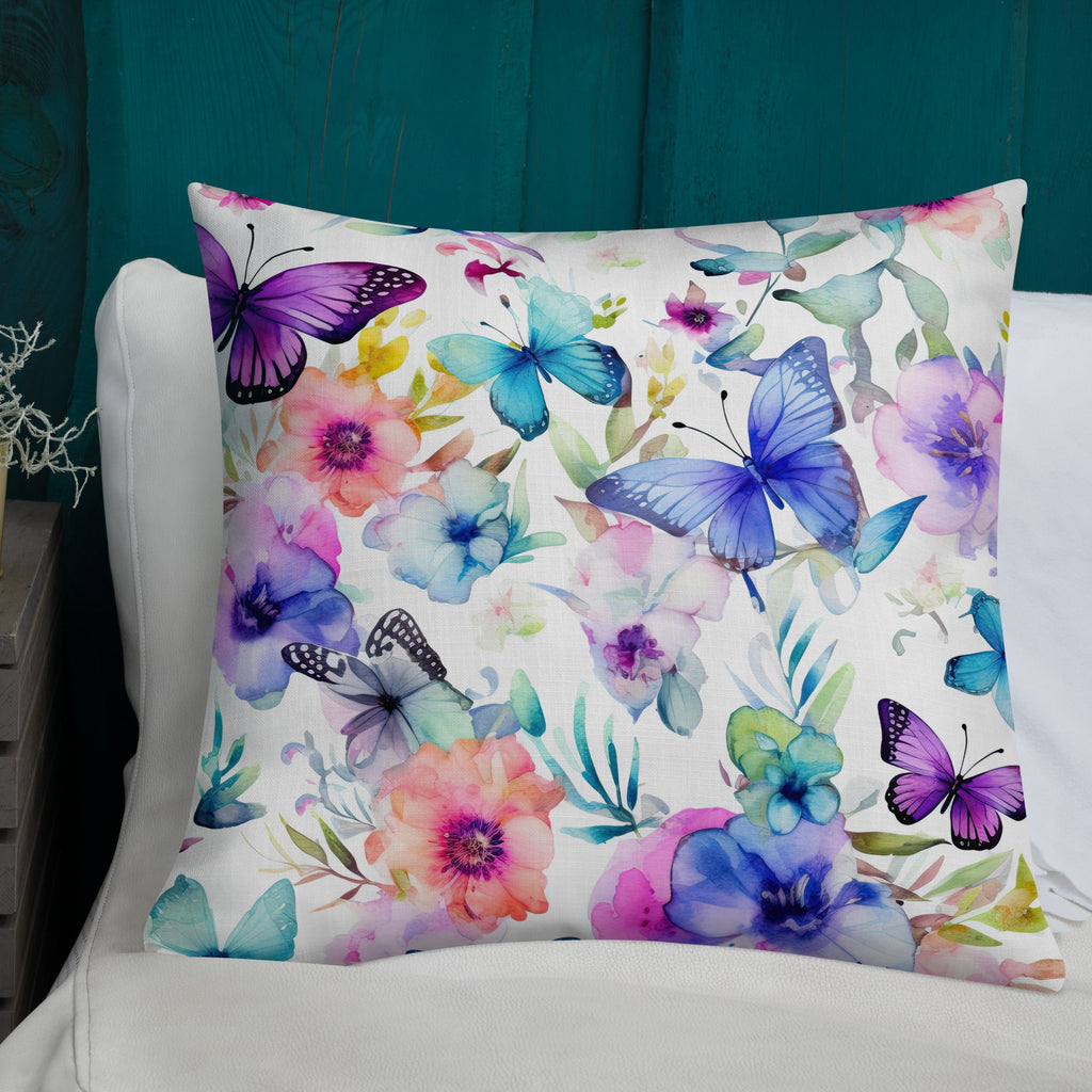 Butterfly Lover's Decorative Yet Comfortable Premium Pillow