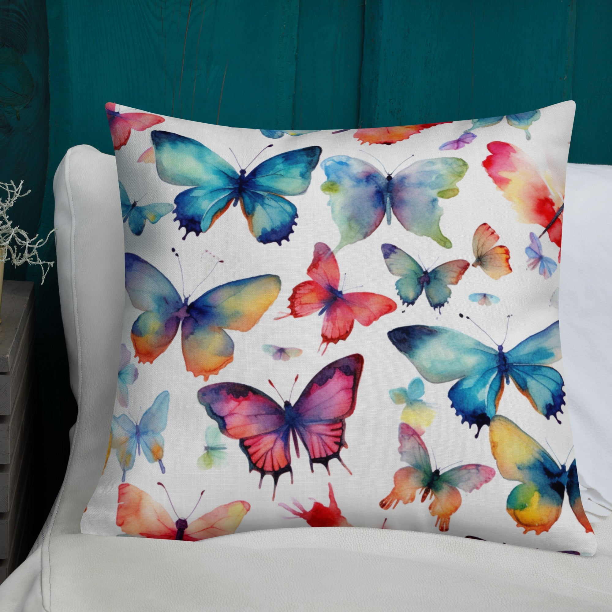 Butterfly Lover's Decorative Yet Comfortable Premium Pillow