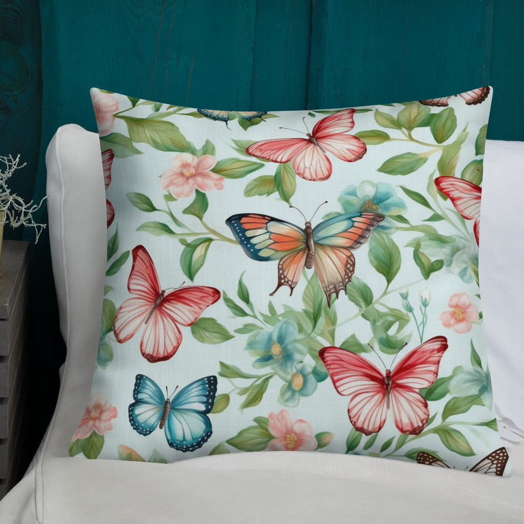 Butterfly Lover's Decorative Yet Comfortable Premium Pillow