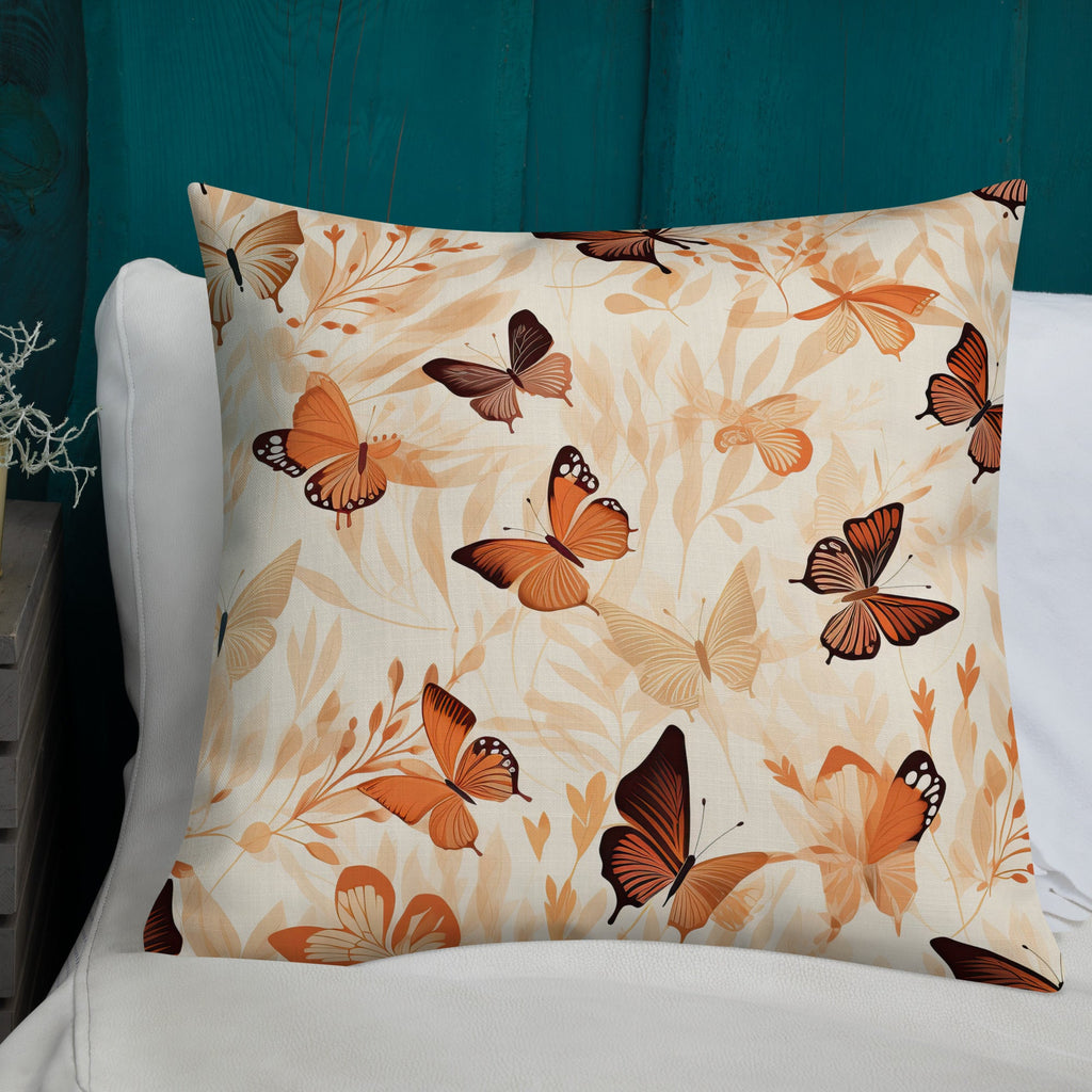 Butterfly Lover's Decorative Yet Comfortable Premium Pillow