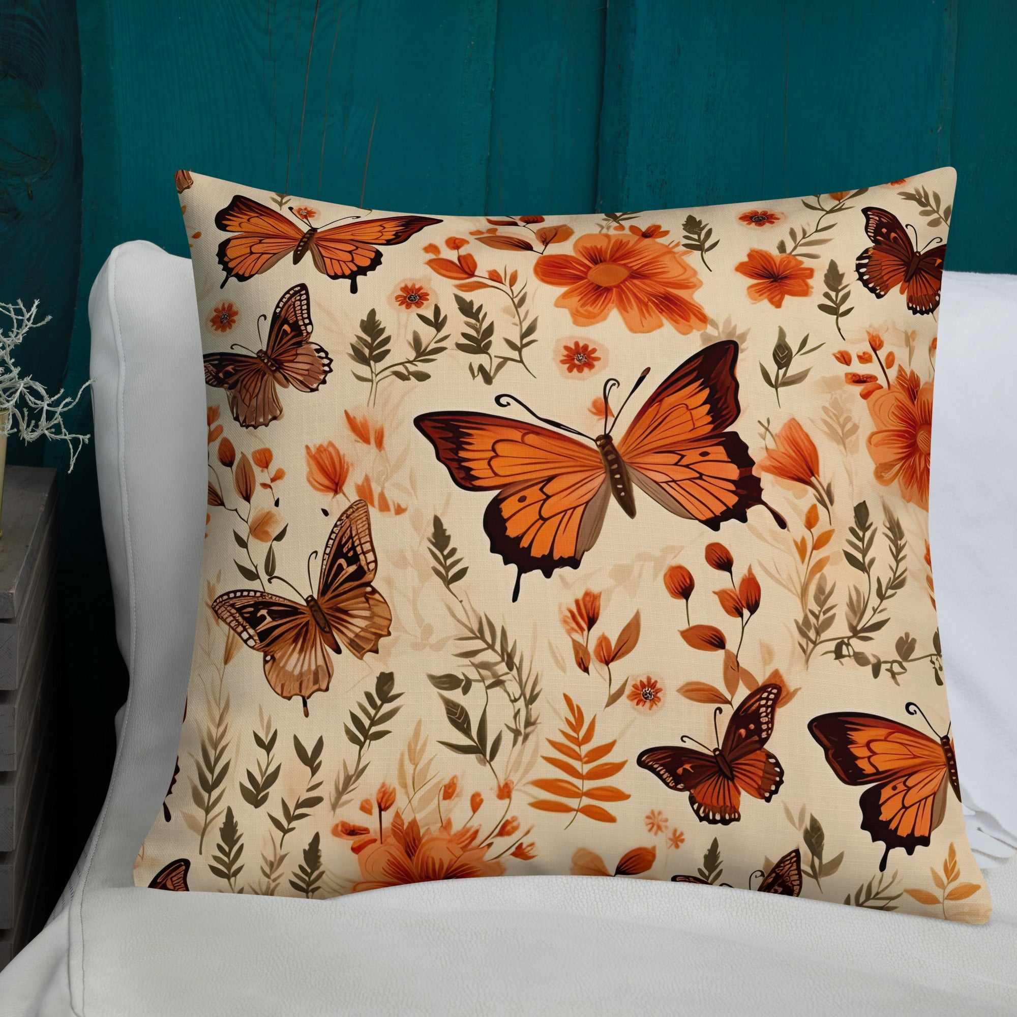 Butterfly Lover's Decorative Yet Comfortable Premium Pillow
