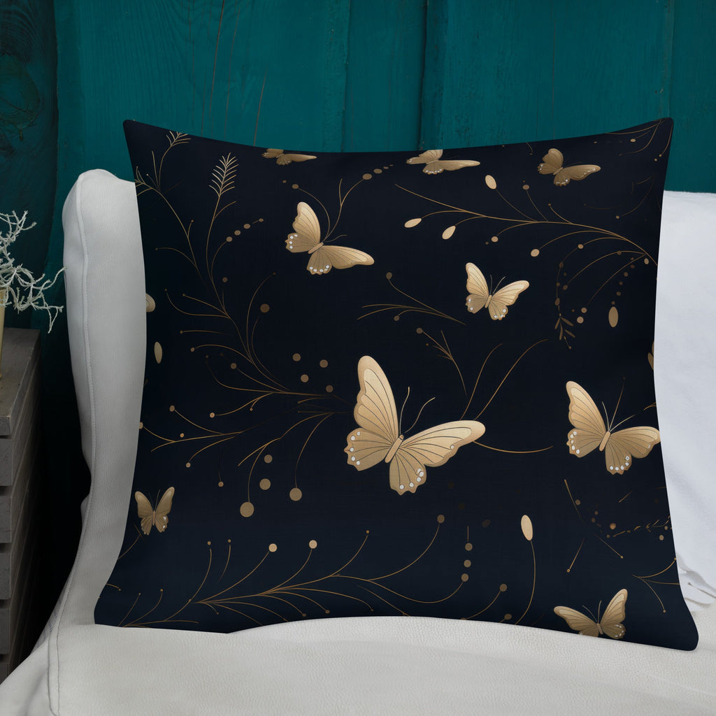 Butterfly Lover's Decorative Yet Comfortable Premium Pillow