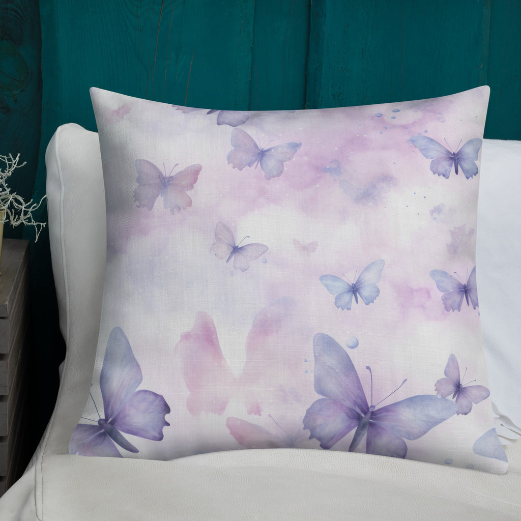 Butterfly Lover's Decorative Yet Comfortable Premium Pillow