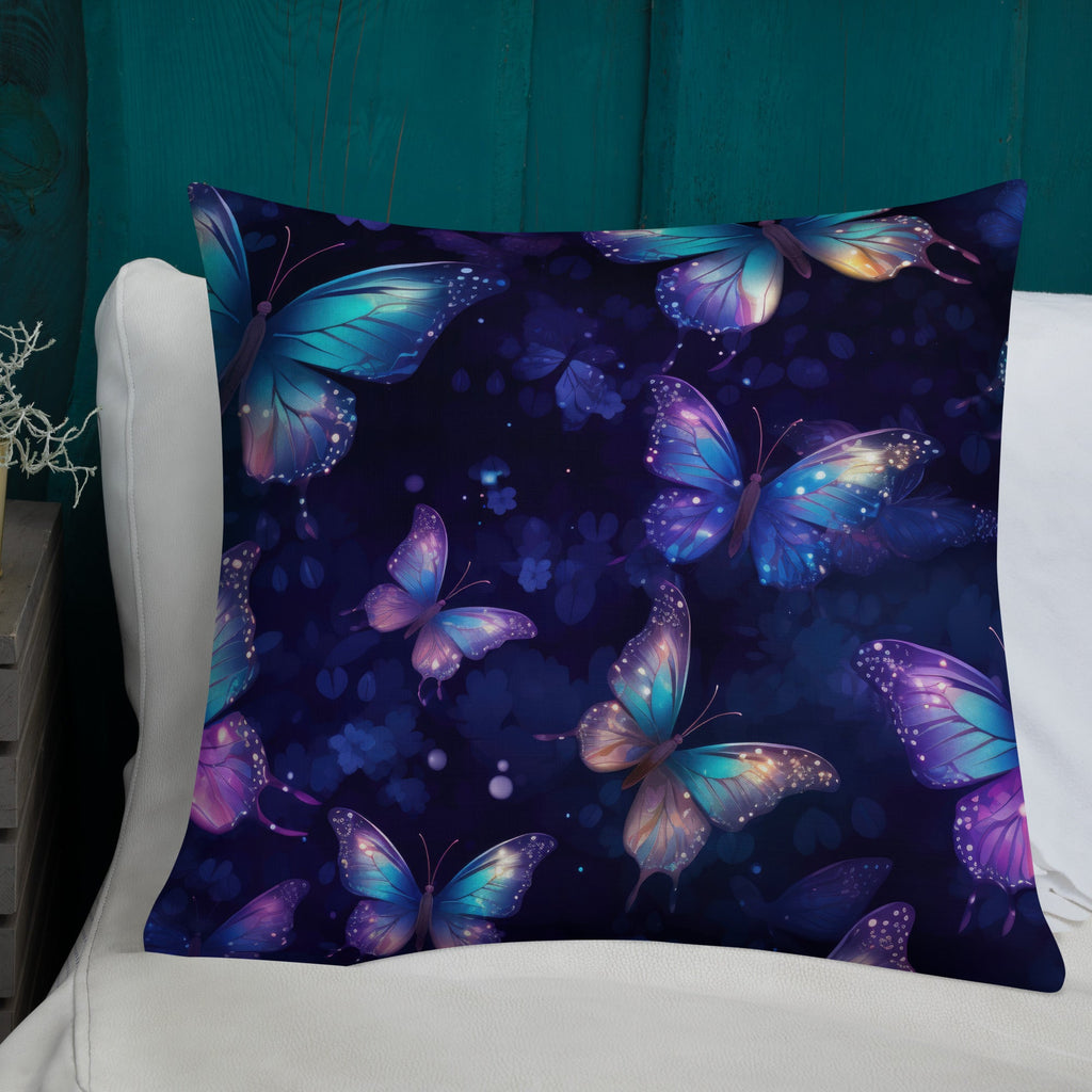 Butterfly Lover's Decorative Yet Comfortable Premium Pillow