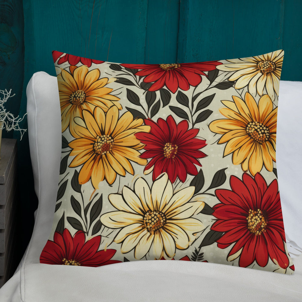 Floral Lover's Botanical Throw Pillow