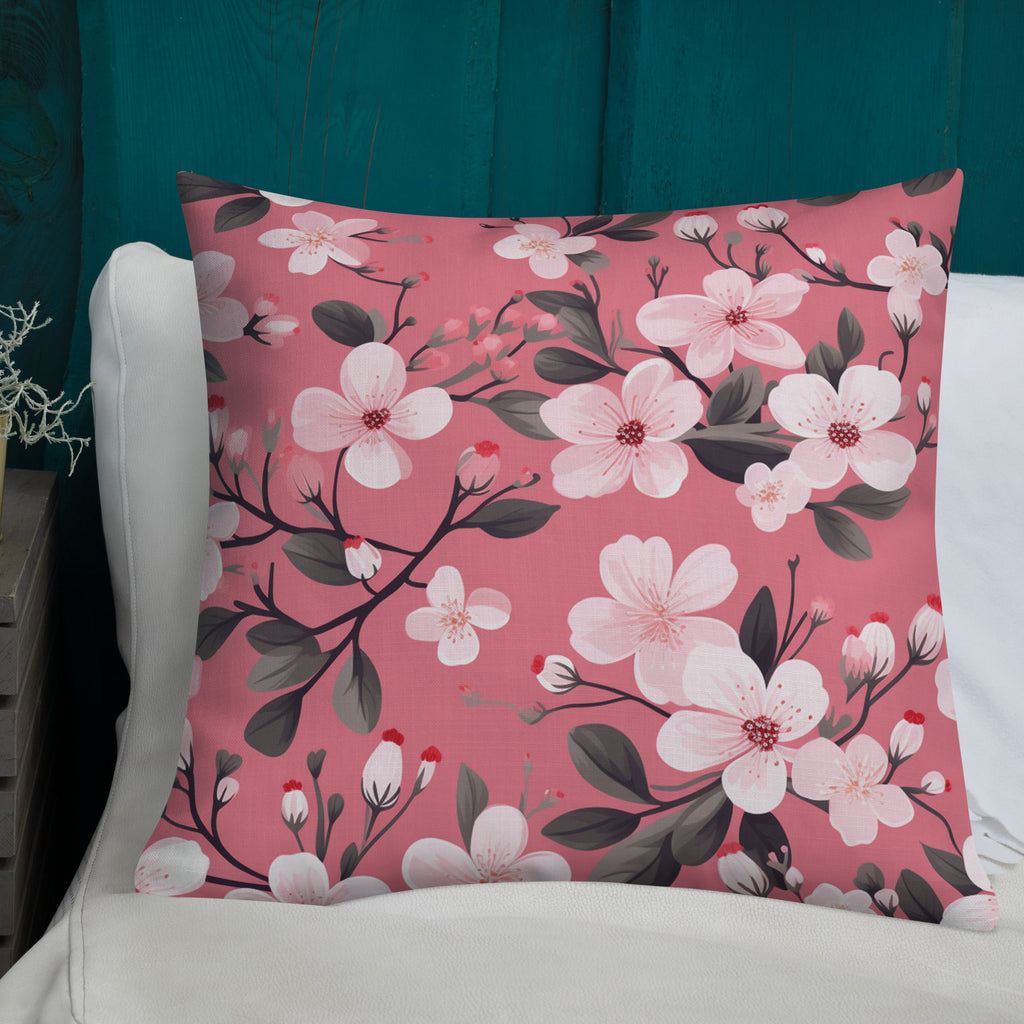 Floral Lover's Botanical Throw Pillow
