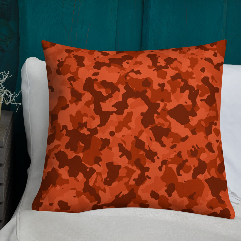 Army Enthusiast Camouflage Premium Throw Pillow