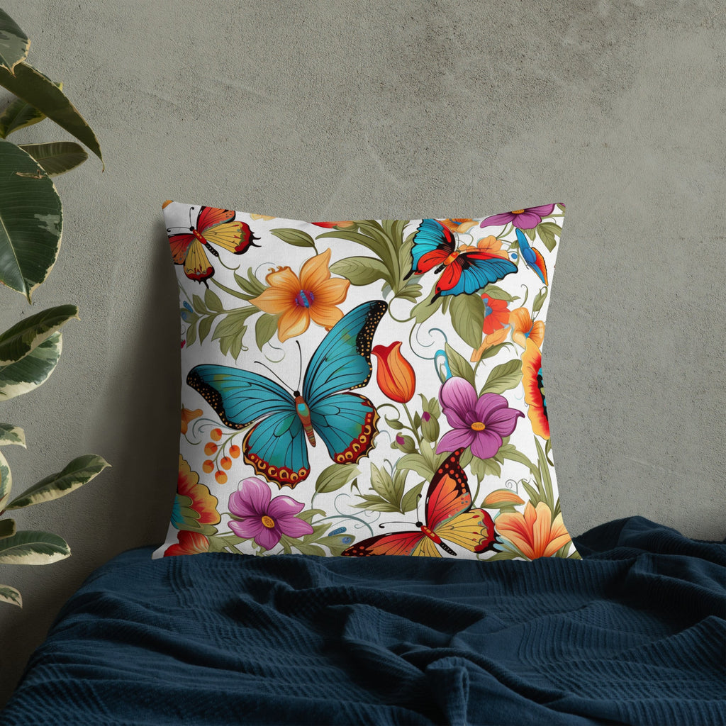 Butterfly Lover's Decorative Yet Comfortable Premium Pillow