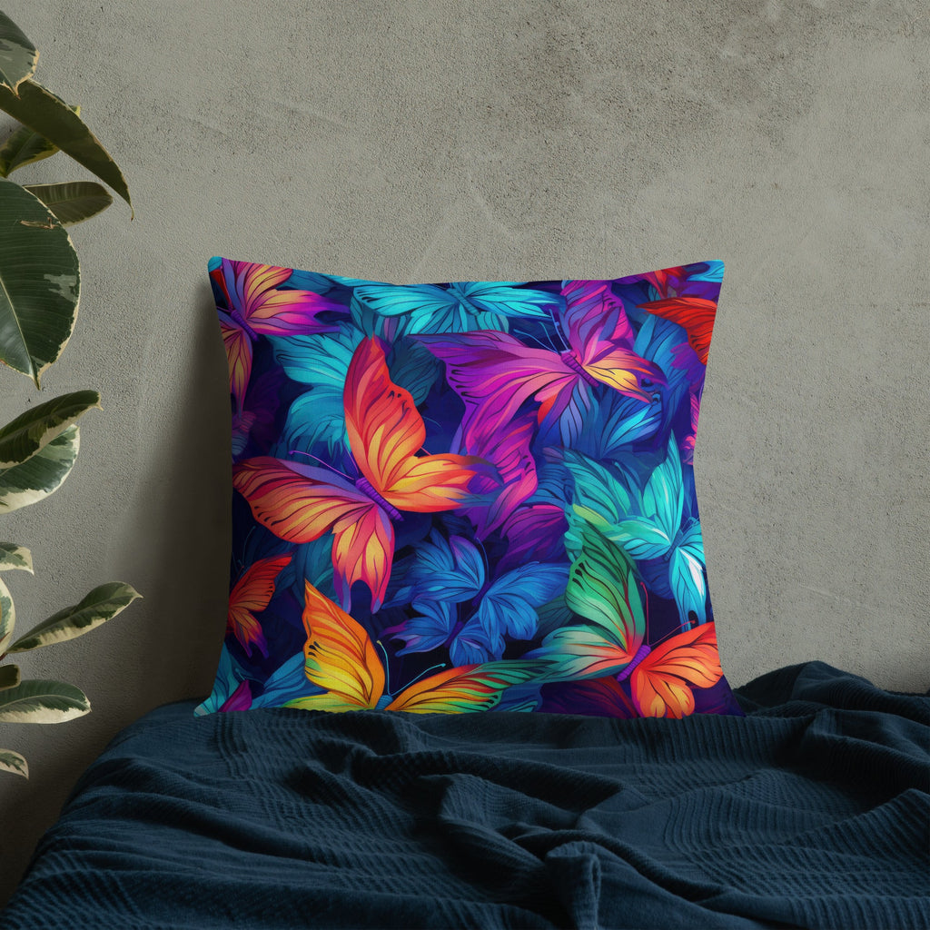 Butterfly Lover's Decorative Yet Comfortable Premium Pillow