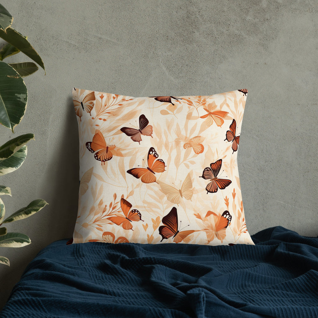 Butterfly Lover's Decorative Yet Comfortable Premium Pillow