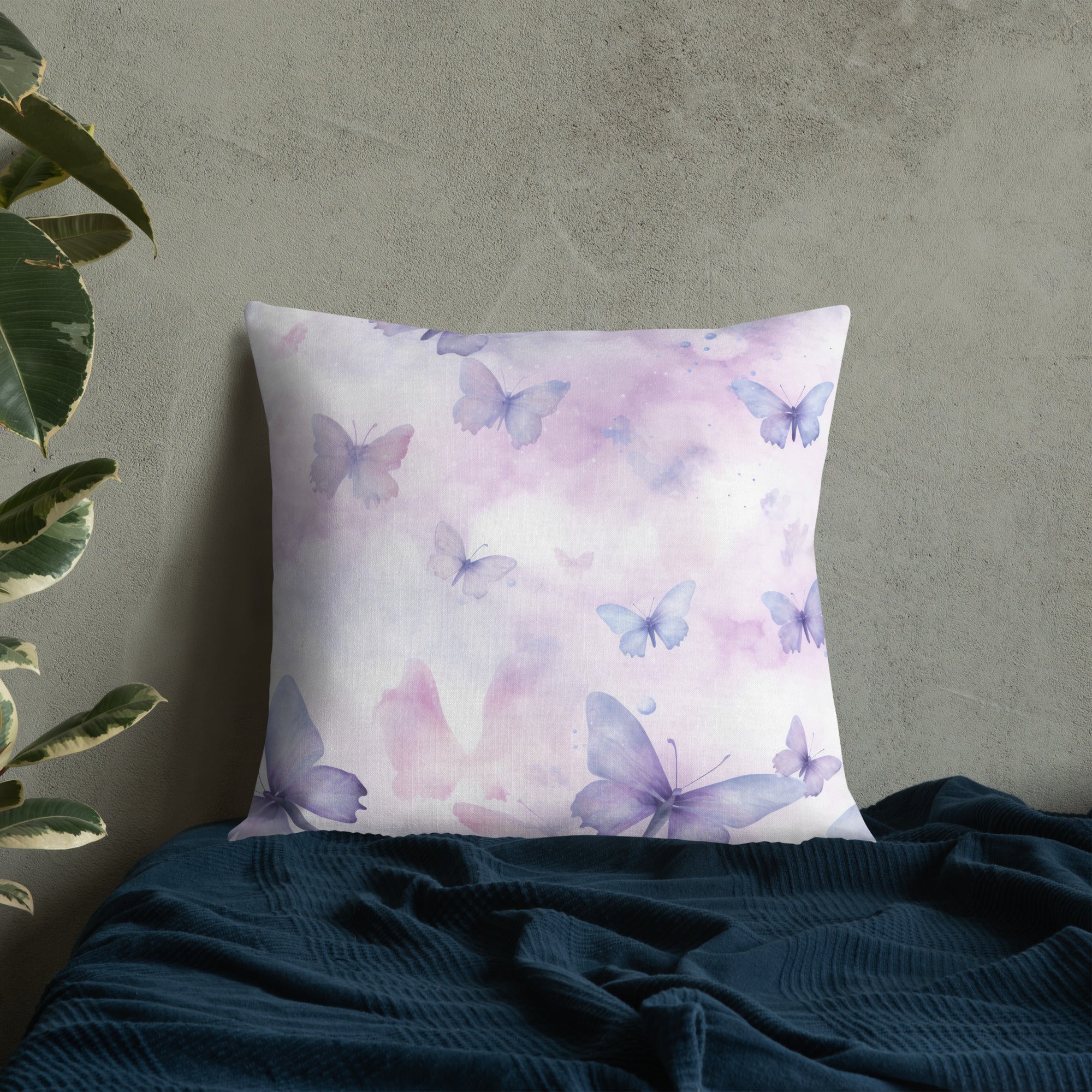 Butterfly Lover's Decorative Yet Comfortable Premium Pillow