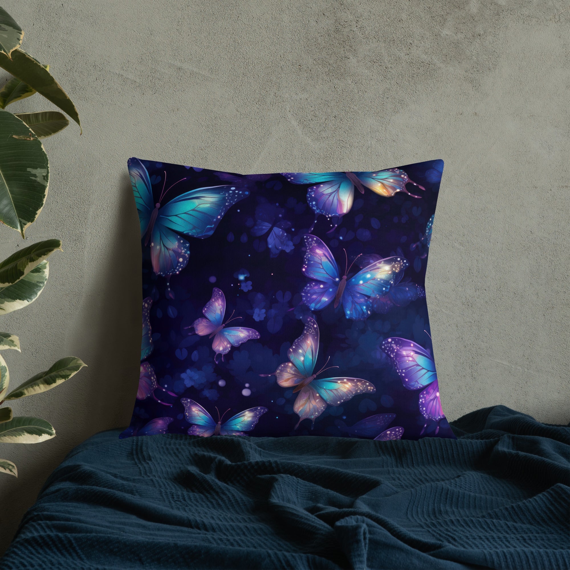 Butterfly Lover's Decorative Yet Comfortable Premium Pillow