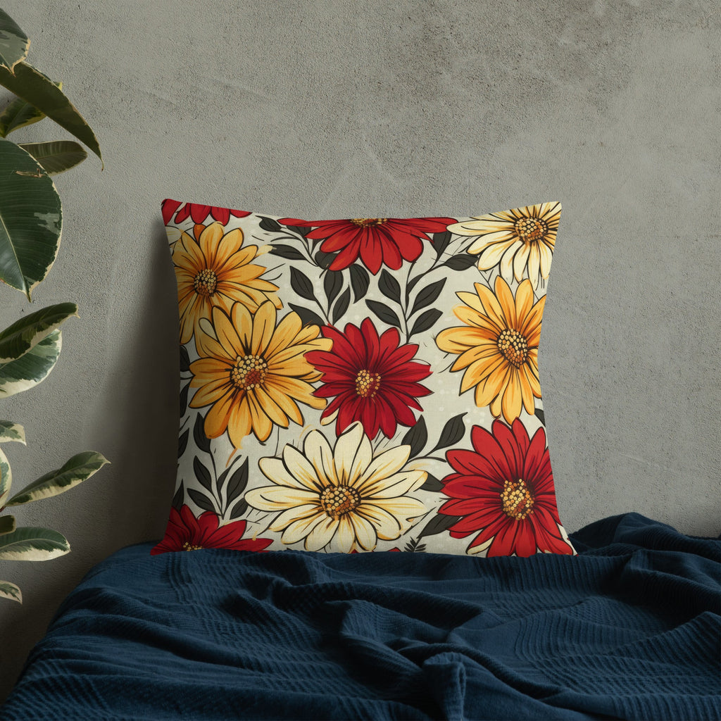 Floral Lover's Botanical Throw Pillow