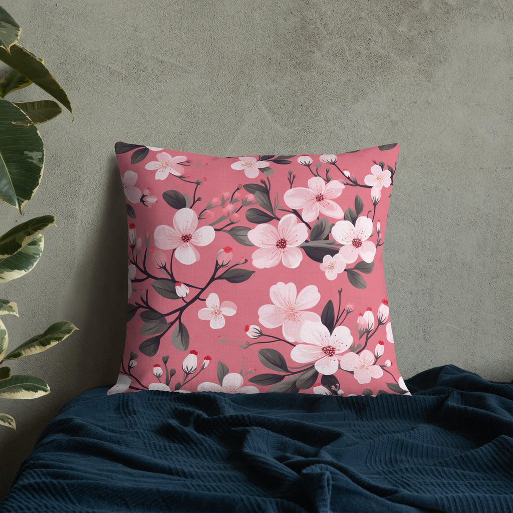 Floral Lover's Botanical Throw Pillow