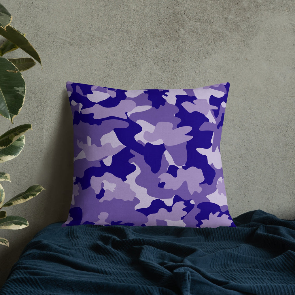 Army Enthusiast Camouflage Premium Throw Pillow