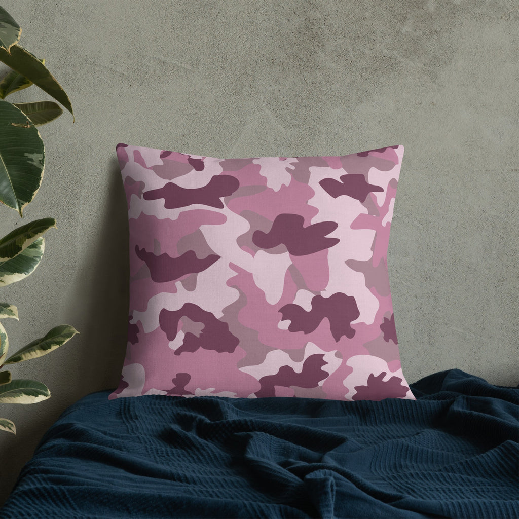 Army Enthusiast Camouflage Premium Throw Pillow