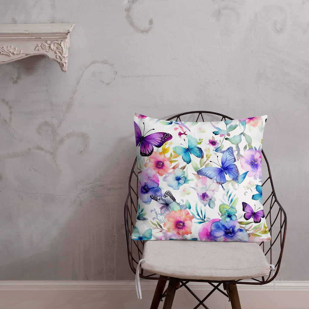 Butterfly Lover's Decorative Yet Comfortable Premium Pillow