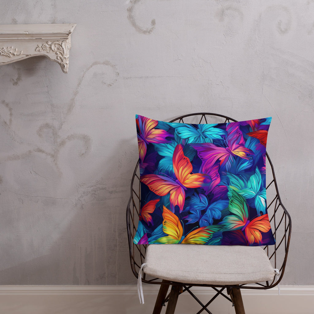Butterfly Lover's Decorative Yet Comfortable Premium Pillow