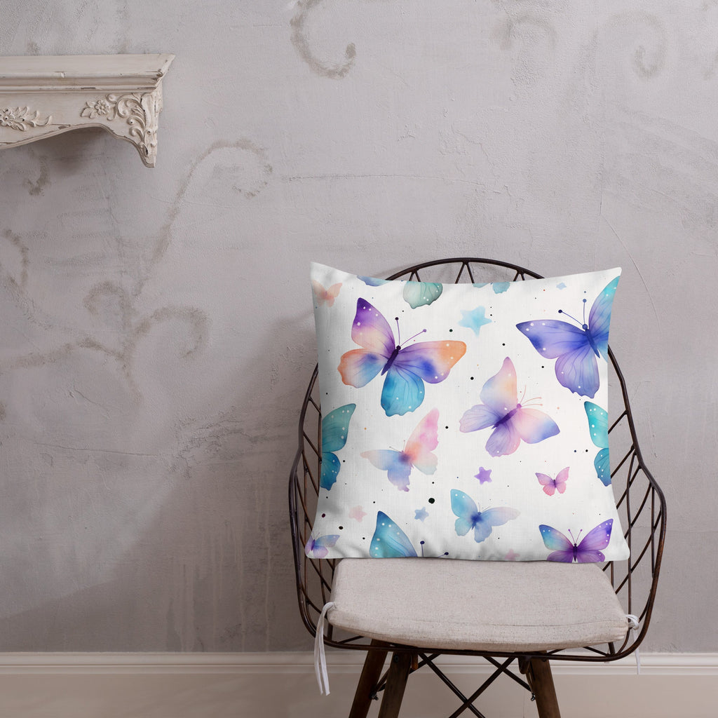 Butterfly Lover's Decorative Yet Comfortable Premium Pillow