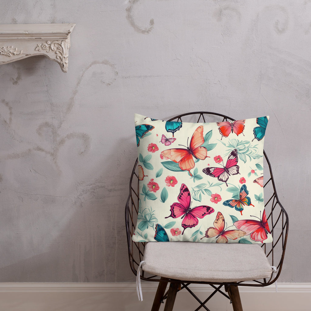 Butterfly Lover's Decorative Yet Comfortable Premium Pillow