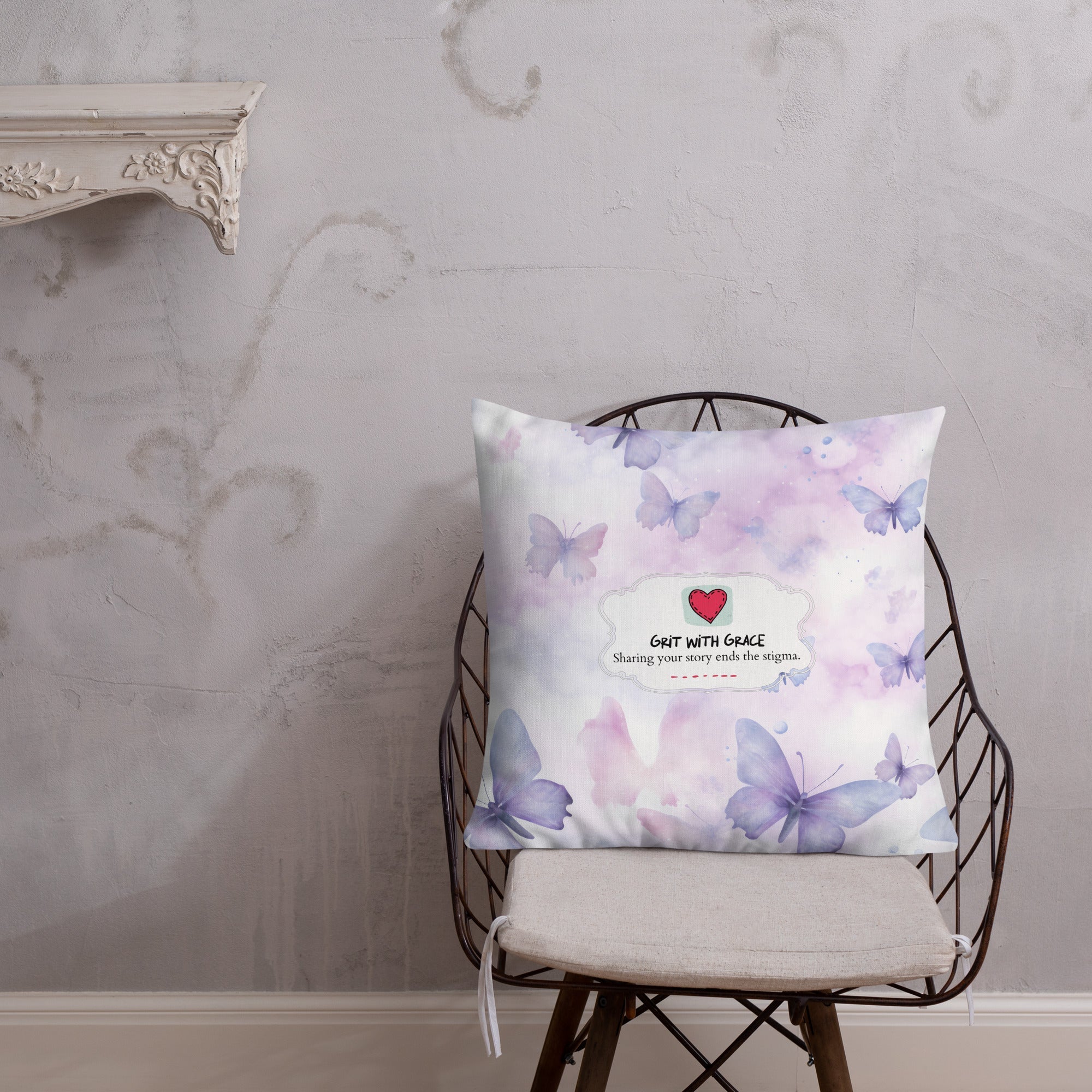 Butterfly Lover's Decorative Yet Comfortable Premium Pillow