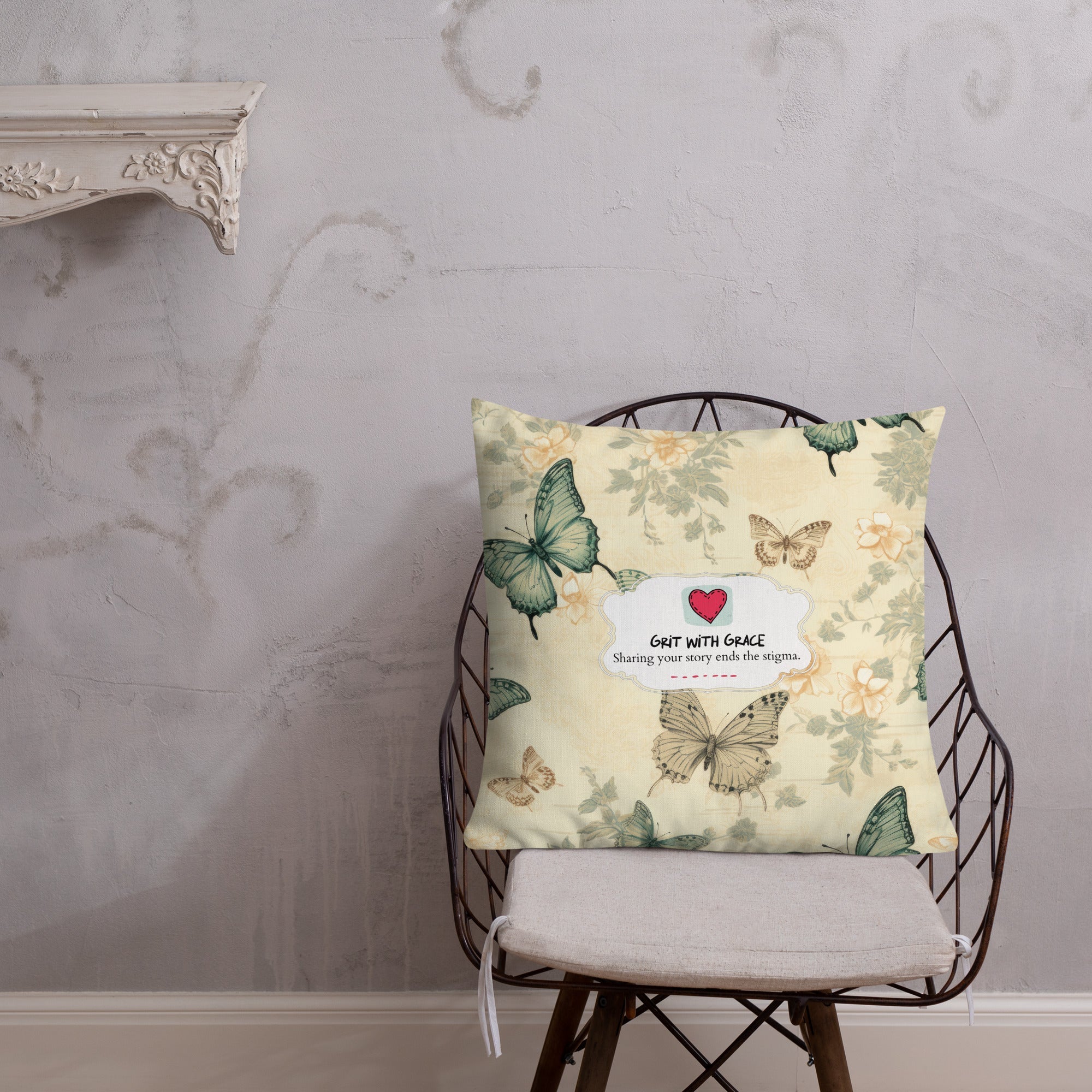 Butterfly Lover's Decorative Yet Comfortable Premium Pillow
