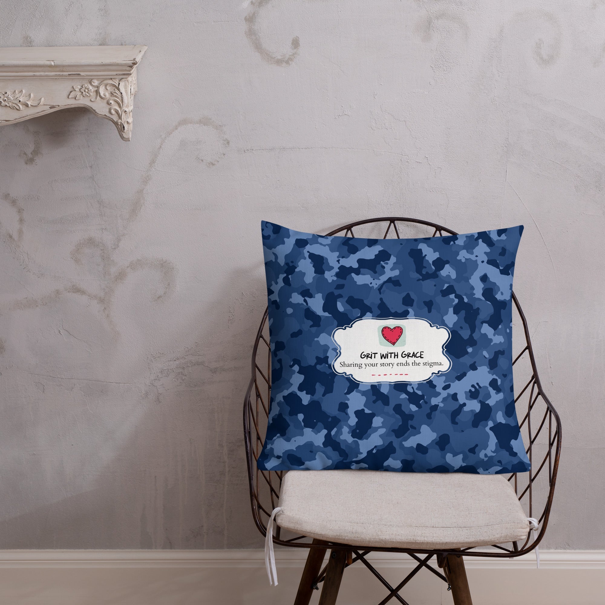 Army Enthusiast Camouflage Premium Throw Pillow