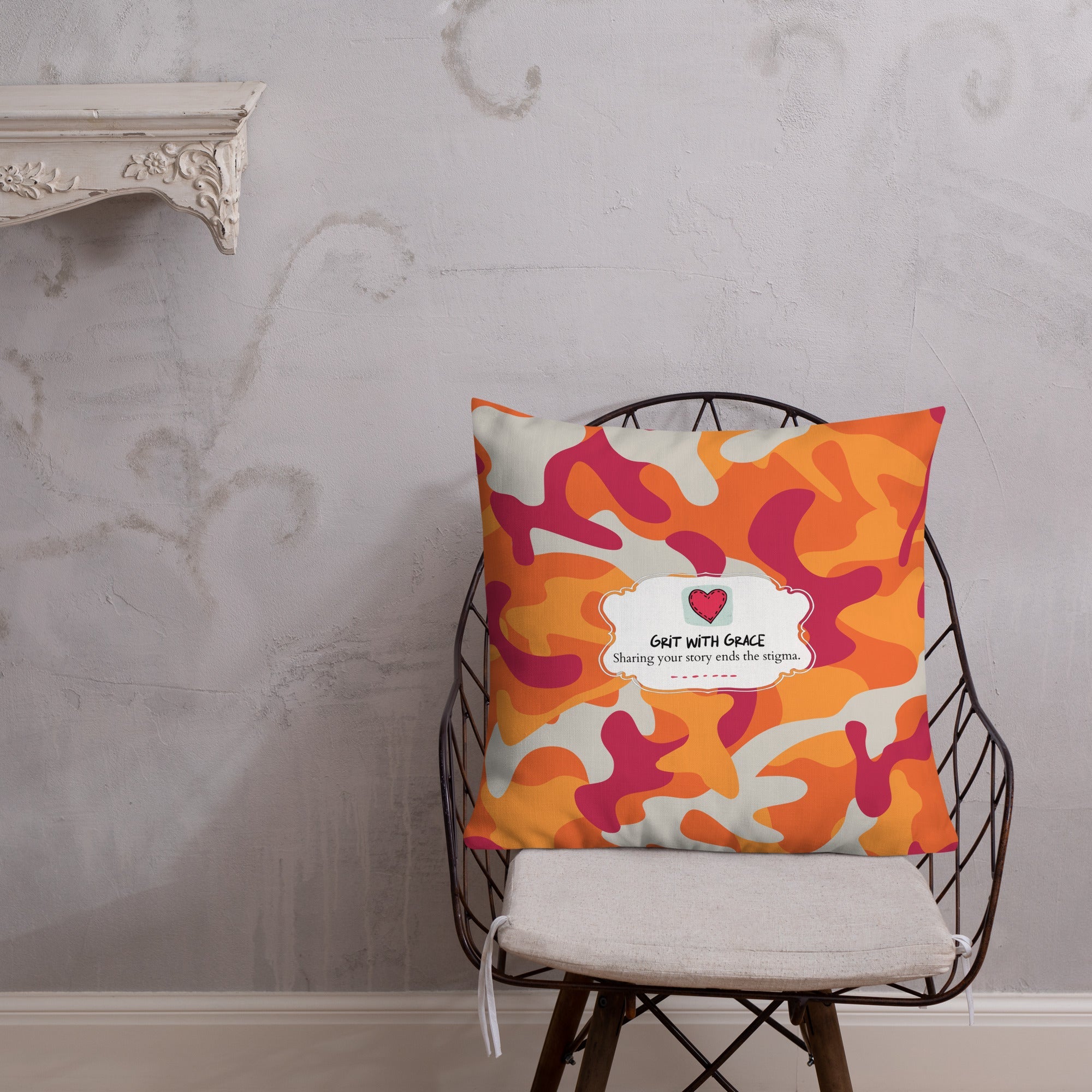 Army Enthusiast Camouflage Premium Throw Pillow