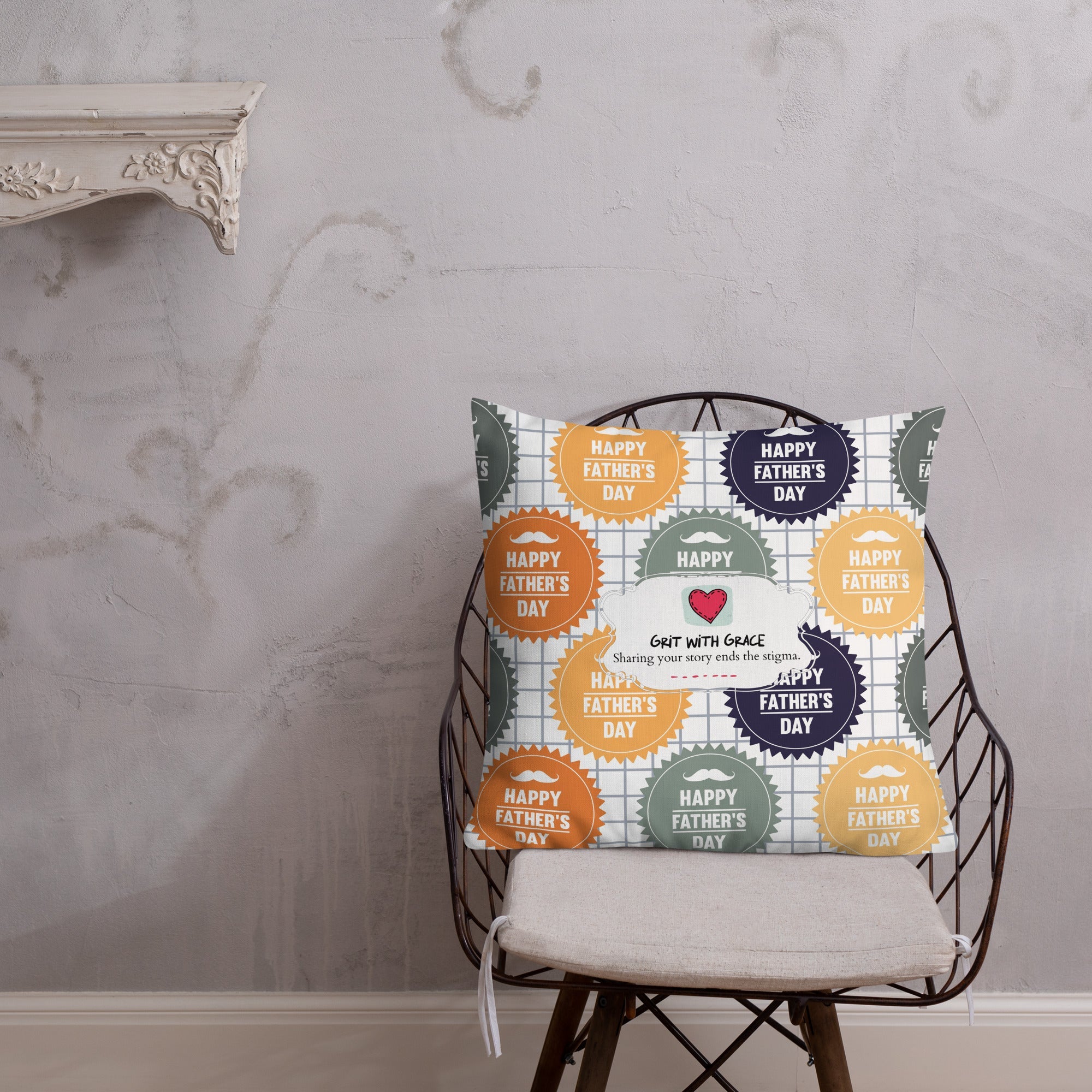 Cool Dad's Fashionably Decorative Throw Pillow
