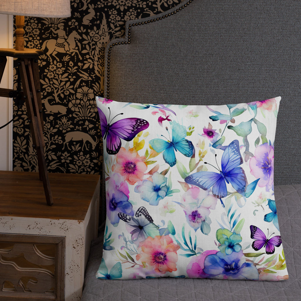 Butterfly Lover's Decorative Yet Comfortable Premium Pillow