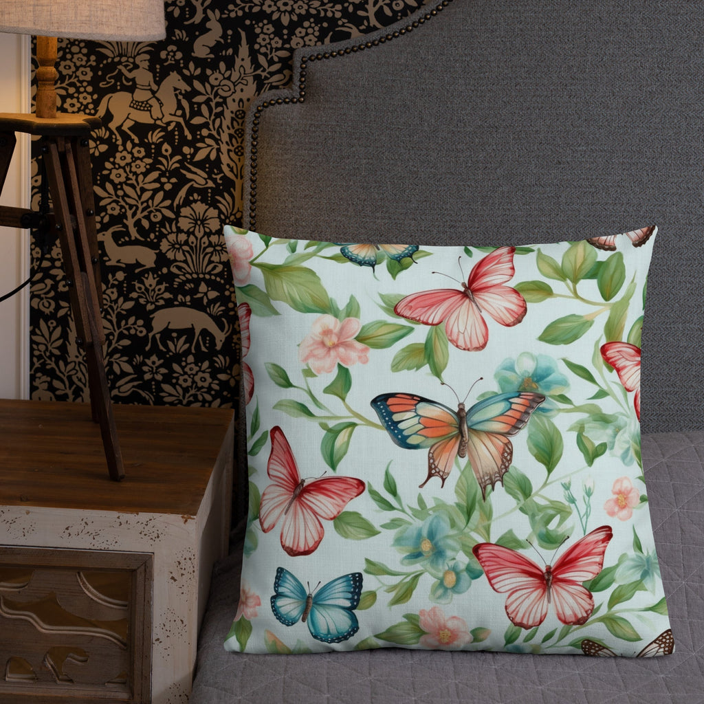Butterfly Lover's Decorative Yet Comfortable Premium Pillow