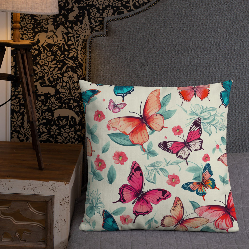 Butterfly Lover's Decorative Yet Comfortable Premium Pillow