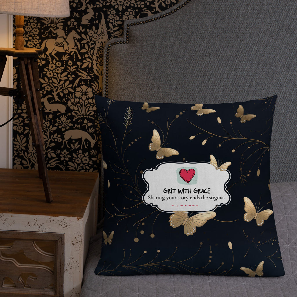 Butterfly Lover's Decorative Yet Comfortable Premium Pillow