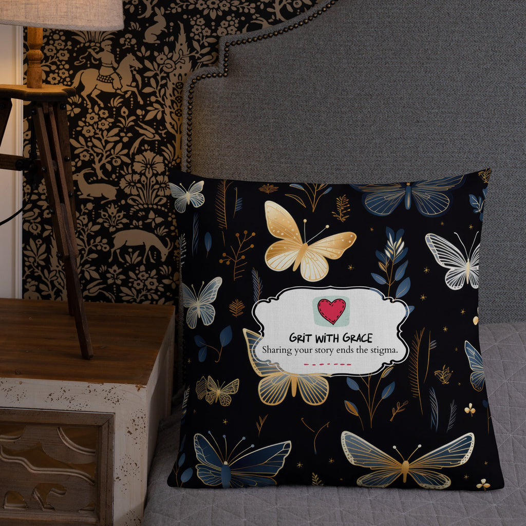 Butterfly Lover's Decorative Yet Comfortable Premium Pillow