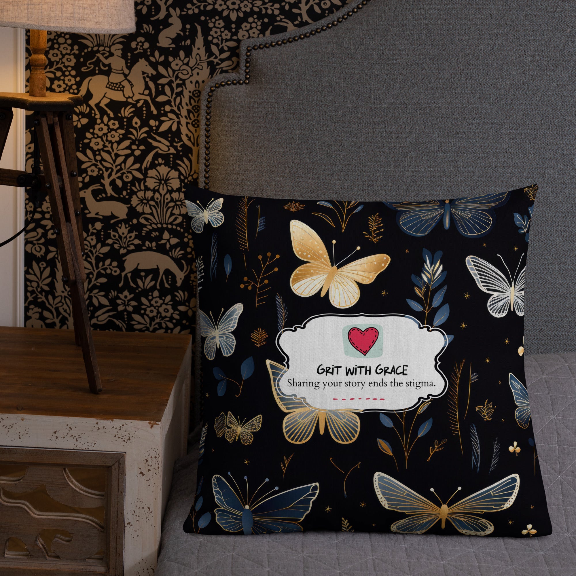 Butterfly Lover's Decorative Yet Comfortable Premium Pillow